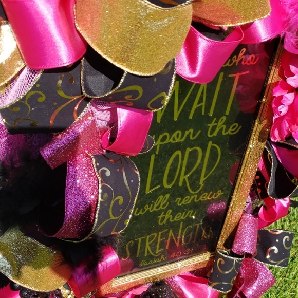 Religious inspired wreath - Picture 4 of 7